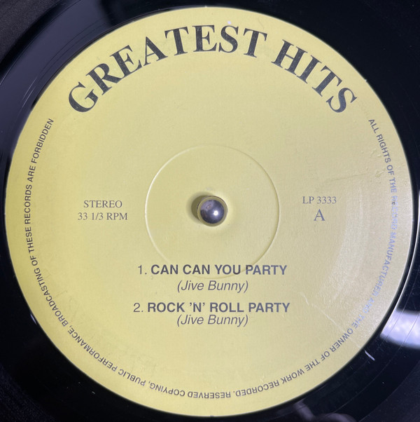 Various - Greatest Hits | Not On Label (LP 3333) - main