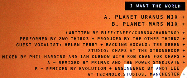 2wo Third3 - I Want The World | Epic (660854 6) - 6