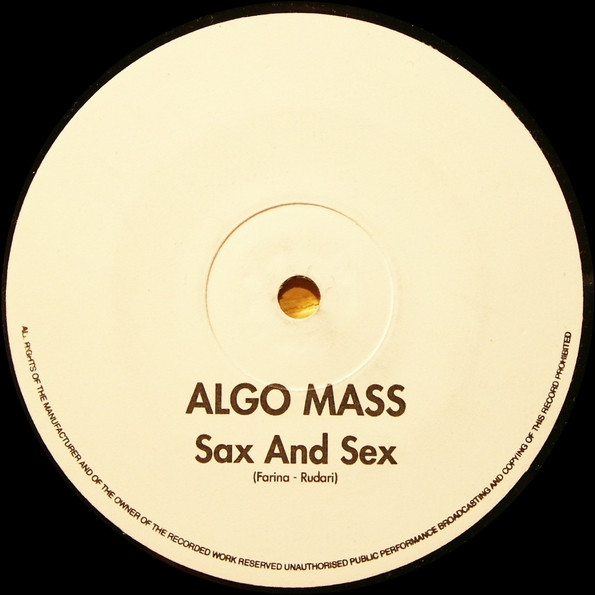 Algo Mass - Sax And Sex | Stop And Go (GO   6666) - 2