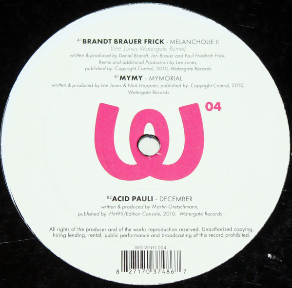 Various - Peahen EP | Watergate Records (WG VINYL 004) - main Various - Peahen EP | Watergate Records (WG VINYL 004) - main