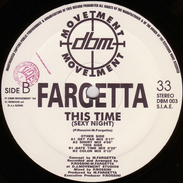 Fargetta - This Time (Sexy Night) | DBM Movement (DBM 003) - 3 Fargetta - This Time (Sexy Night) | DBM Movement (DBM 003) - 3