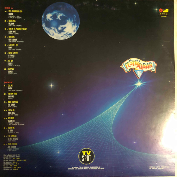 Various - Juke Box Star - Festivalbar '87 | Five (FM 13596) - 2