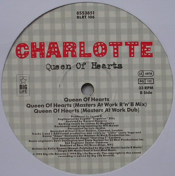 Charlotte - Queen Of Hearts | Big Life (BLRT 106) - 4 Charlotte - Queen Of Hearts | Big Life (BLRT 106) - 4