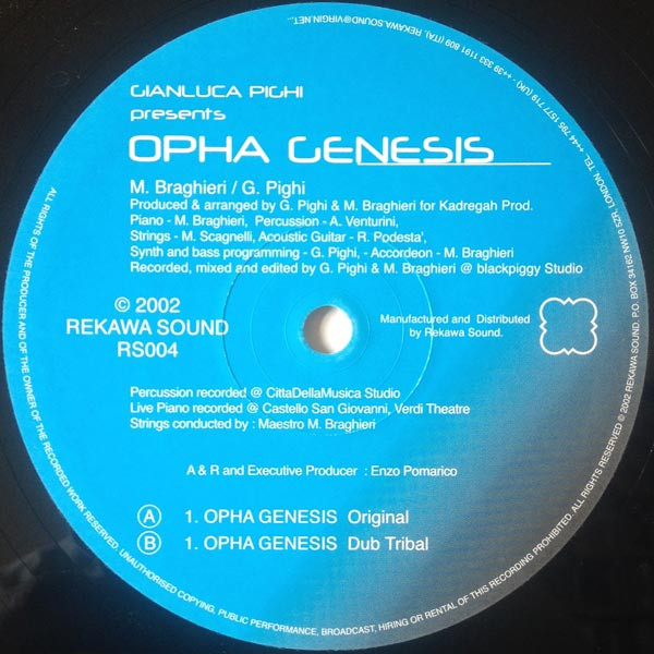 Gianluca Pighi - Opah Genesis | Rekawa Sound (RS004) - main