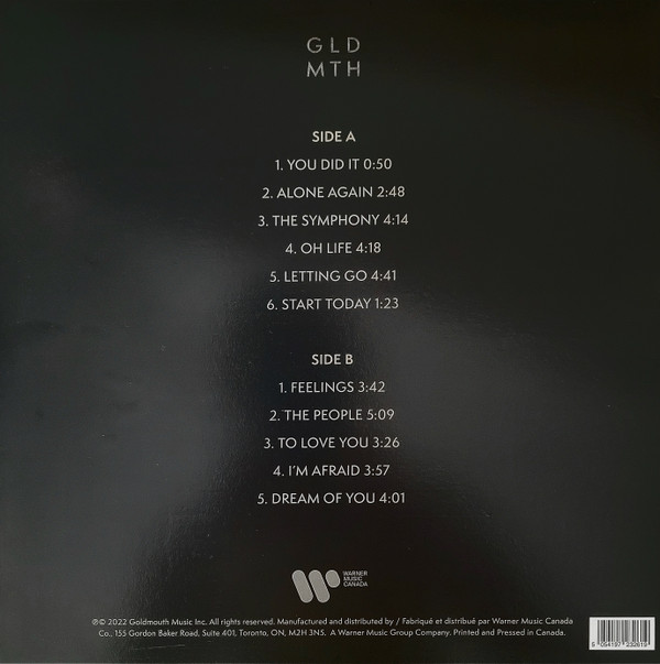 GLDMTH - GLDMTH | Warner Music Canada (1232619) - 2 GLDMTH - GLDMTH | Warner Music Canada (1232619) - 2