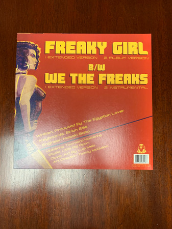 Egyptian Lover - Freaky Girl | Egyptian Empire Records (DMSR8602-1) - 3