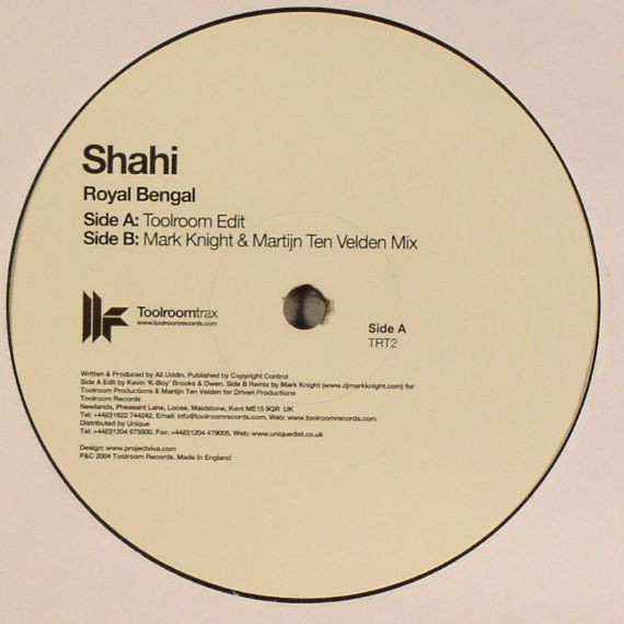 Shahi - Royal Bengal | Toolroom Trax (TRT2)