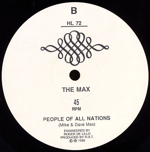 The Menz Club / The Max - Burn The House / People Of All Nations | Not On Label (HL 72) - 2 The Menz Club / The Max - Burn The House / People Of All Nations | Not On Label (HL 72) - 2