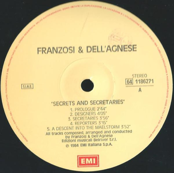 Franzosi  &  Dell'Agnese - Secrets And Secretaries | EMI (64 1186271) - 2