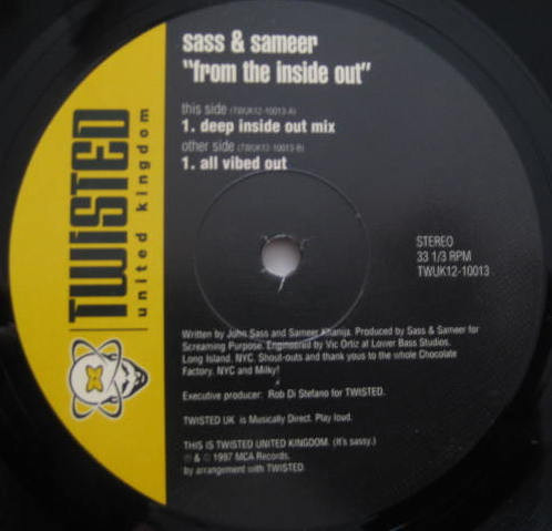 Sass & Sameer - From The Inside Out | Twisted United Kingdom (TW12-10013) - main