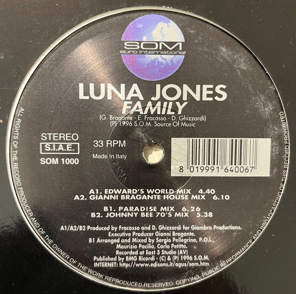 Luna Jones - Family | SOM Euro International (SOM 1000) - main