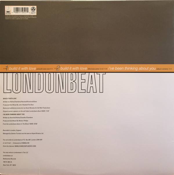 Londonbeat - Build It With Love | Radioactive (RAR12-55052) - 2 Londonbeat - Build It With Love | Radioactive (RAR12-55052) - 2