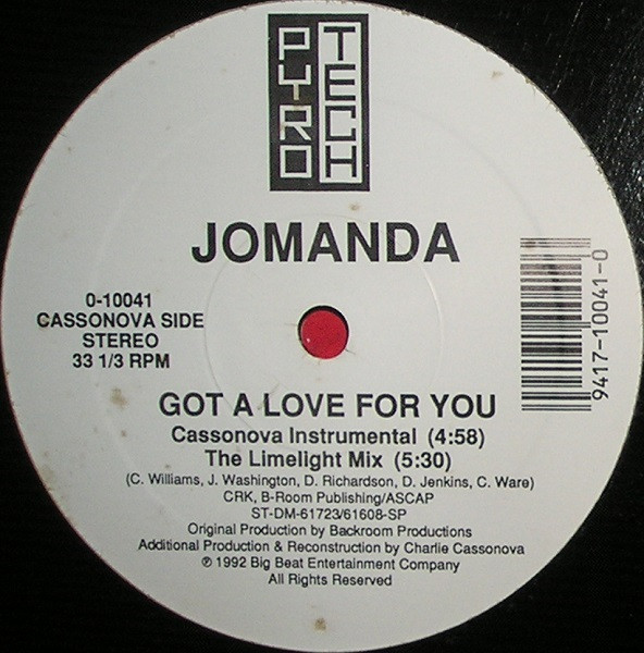 Jomanda - Got A Love For You | Pyrotech Records (0-10041) - 3 Jomanda - Got A Love For You | Pyrotech Records (0-10041) - 3