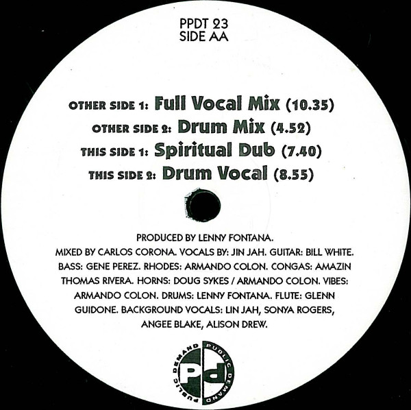 Lenny Fontana  &  Harvest - Spirit Of The Sun | Public Demand (PPDT 23) - 2