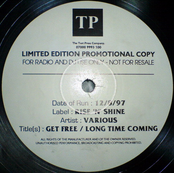 Phusion / Bump & Flex - Get Free / Long Time Coming | The Test Press Company (RNSTEST 1) - main Phusion / Bump & Flex - Get Free / Long Time Coming | The Test Press Company (RNSTEST 1) - main