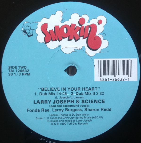 Larry Joseph & Science - Believe In Your Heart | Smokin' (TAI 126632) - 3