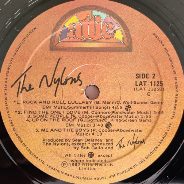 The Nylons - The Nylons | Attic (LAT 1125) - 4 The Nylons - The Nylons | Attic (LAT 1125) - 4