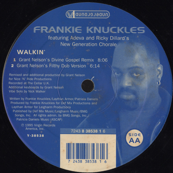 Frankie Knuckles Featuring Adeva - Love Can Change It / Walkin' | Virgin Underground (Y-38538) - 2 Frankie Knuckles Featuring Adeva - Love Can Change It / Walkin' | Virgin Underground (Y-38538) - 2