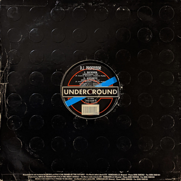 D.J. Professor - Runner / Anxiety | Underground (UND 536) - 4 D.J. Professor - Runner / Anxiety | Underground (UND 536) - 4