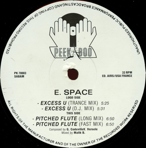 E Space - Excess U | Peek-A-Boo Records (PK 70003) - main