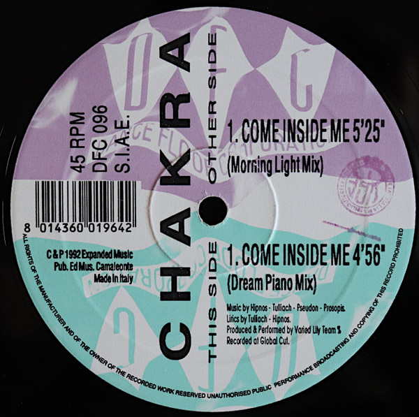 Chakra - Come Inside Me | DFC (DFC 096) - 3