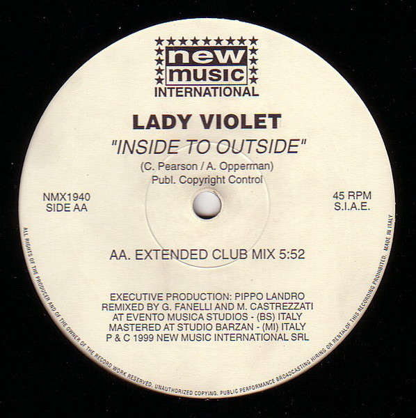 Lady Violet - Inside To Outside | New Music International (NMX 1940) - 4 Lady Violet - Inside To Outside | New Music International (NMX 1940) - 4