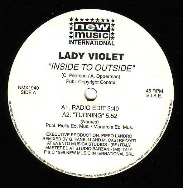 Lady Violet - Inside To Outside | New Music International (NMX 1940) - 3 Lady Violet - Inside To Outside | New Music International (NMX 1940) - 3