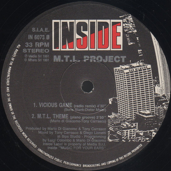 M.T.L. Project - Vicious Game | Inside (IN 6073) - 3 M.T.L. Project - Vicious Game | Inside (IN 6073) - 3