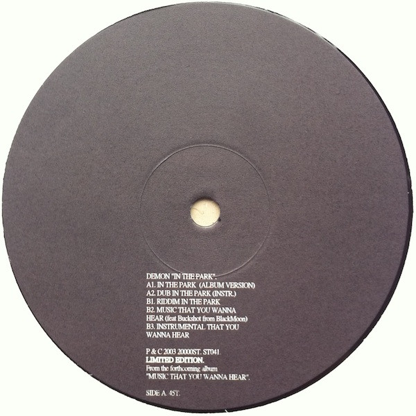 Demon - In The Park | 20000st (ST041) - 3