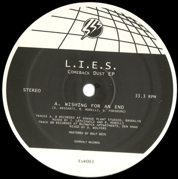 L.I.E.S. - Comeback Dust EP | Echovolt Records (EvR003) - main
