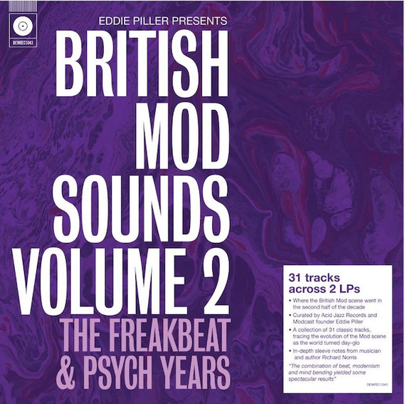 Eddie Piller - British Mod Sounds Volume 2 (The Freakbeat & Psych Years) | Demon Records (DEMREC1043) - main Eddie Piller - British Mod Sounds Volume 2 (The Freakbeat & Psych Years) | Demon Records (DEMREC1043) - main