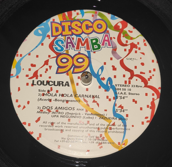 Loucura - Disco Samba 99 | Hit Mania (HM 50.10) - 4