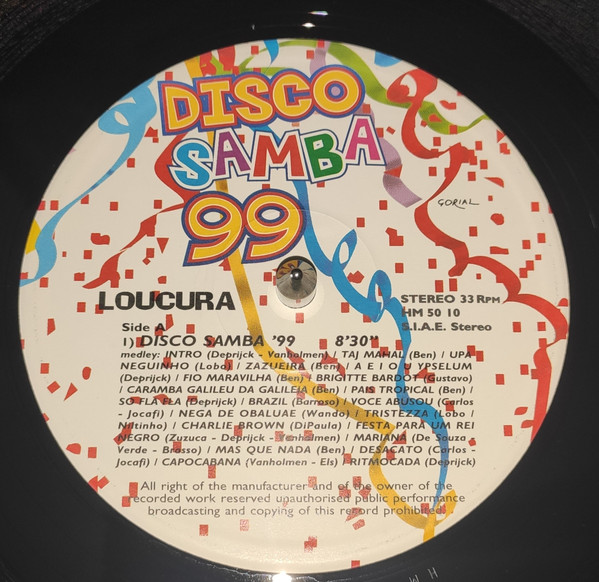 Loucura - Disco Samba 99 | Hit Mania (HM 50.10) - 3