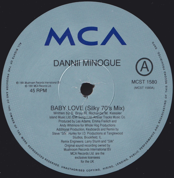 Dannii Minogue - Baby Love | MCA Records (MCST 1580) - 3