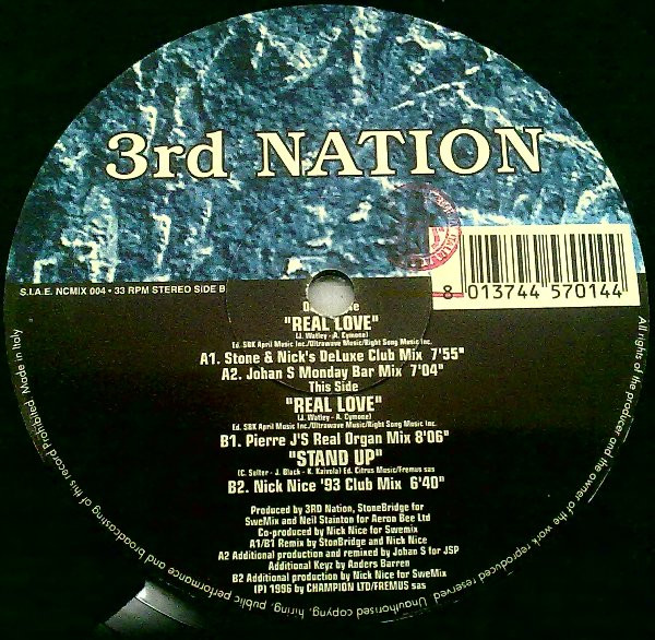 3rd Nation - Real Love | Network's Club Records (NC MIX 004)