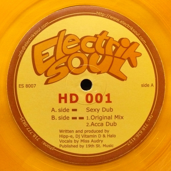 Hipp-E / DJ Vitamin D / Halo - HD 001 | Electrik Soul (ES 8007)