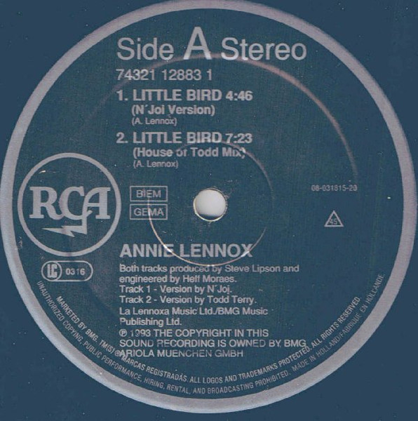 Annie Lennox - Little Bird EP | RCA (74321 12883-1) - 3 Annie Lennox - Little Bird EP | RCA (74321 12883-1) - 3