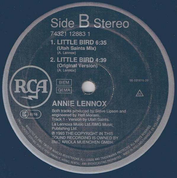 Annie Lennox - Little Bird EP | RCA (74321 12883-1) - 4 Annie Lennox - Little Bird EP | RCA (74321 12883-1) - 4