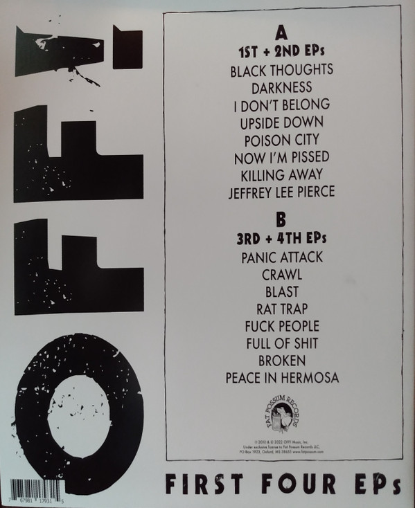 OFF! - First Four EPs | Fat Possum Records (FP1793-1) - 8 OFF! - First Four EPs | Fat Possum Records (FP1793-1) - 8