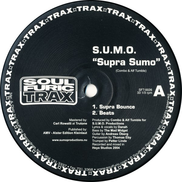 S.U.M.O. - Supra Sumo | Soulfuric Trax (SFT-0026) - main S.U.M.O. - Supra Sumo | Soulfuric Trax (SFT-0026) - main