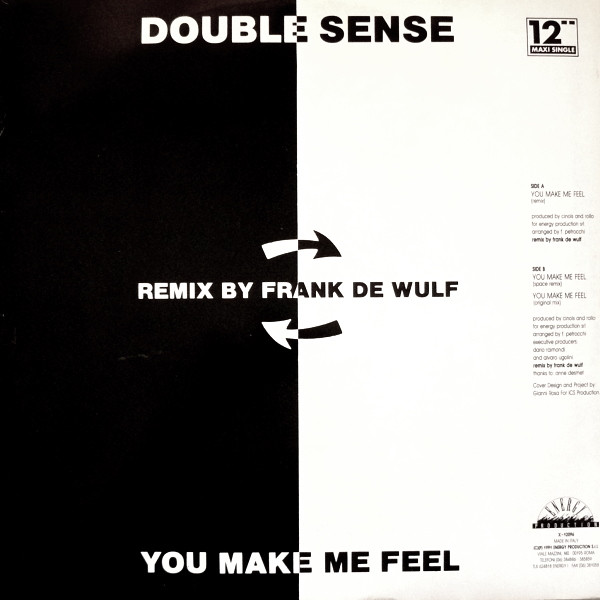 Double Sense - You Make Me Feel | X-Energy Records (X-12096) - 2 Double Sense - You Make Me Feel | X-Energy Records (X-12096) - 2