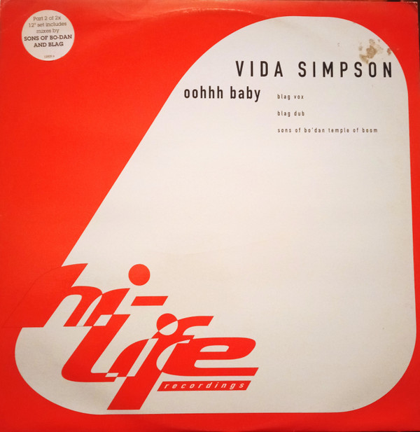 Vida Simpson - Oohhh Baby | Hi Life Recordings (12HIX-6)