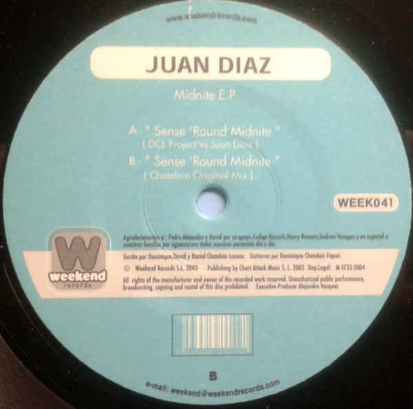 Juan Diaz - Midnite E.P. | Weekend Records (WEEK 041) - 3