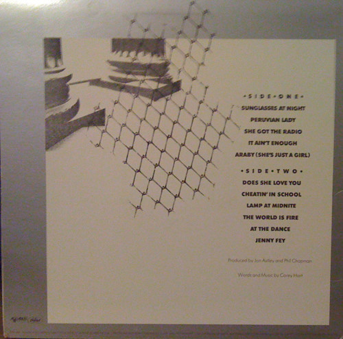 Corey Hart - First Offense | Aquarius Records (AQR537) - 2