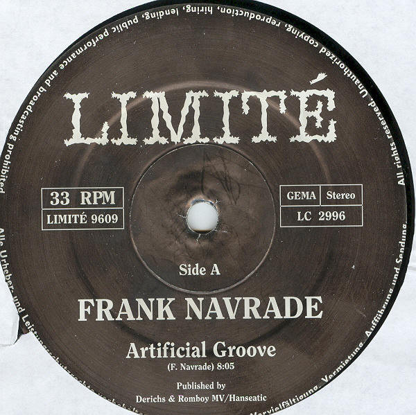 Frank Navrade - Artificial Groove | Limité (LIMITÉ 9609)