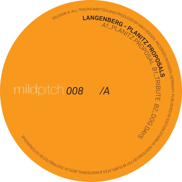Langenberg - Planitz Proposals | Mild Pitch (MILD008-6) - main