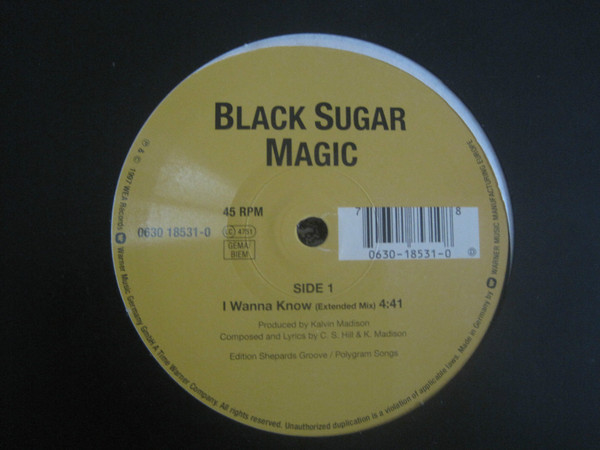Black Sugar Magic - I Wanna Know | Maad Records (0630 18531-0)