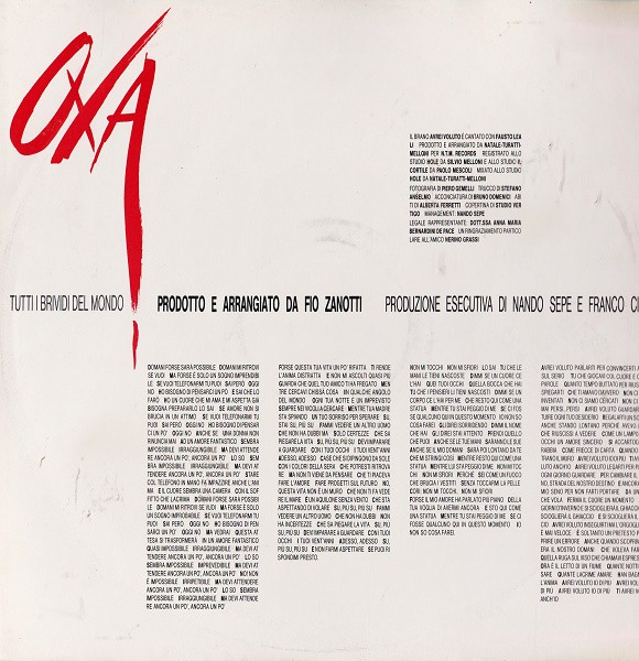 Anna Oxa - Tutti I Brividi Del Mondo | CBS (CBS 465497 1) - 5 Anna Oxa - Tutti I Brividi Del Mondo | CBS (CBS 465497 1) - 5