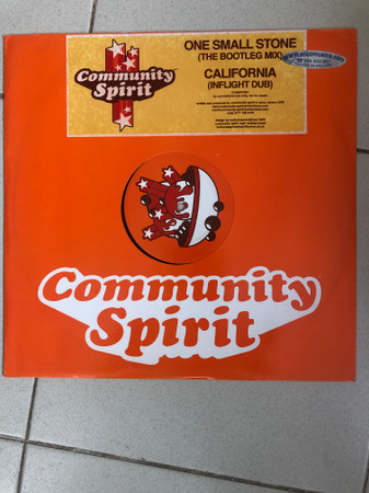 Community Spirit - One Small Stone / California | Community Spirit Productions (COMSPV001) - main Community Spirit - One Small Stone / California | Community Spirit Productions (COMSPV001) - main