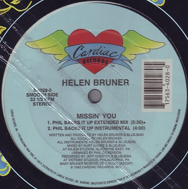 Helen Bruner - Missin' You | Cardiac Records (3-4028-0) - 2